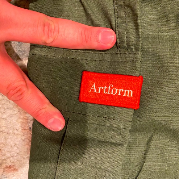 Green Artform Cargo Pants - Picture 2 of 4